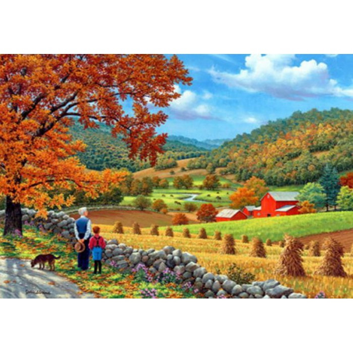 Картина за номерами 40х50 см DIY Будиночок у долині (Y5709), фото 1