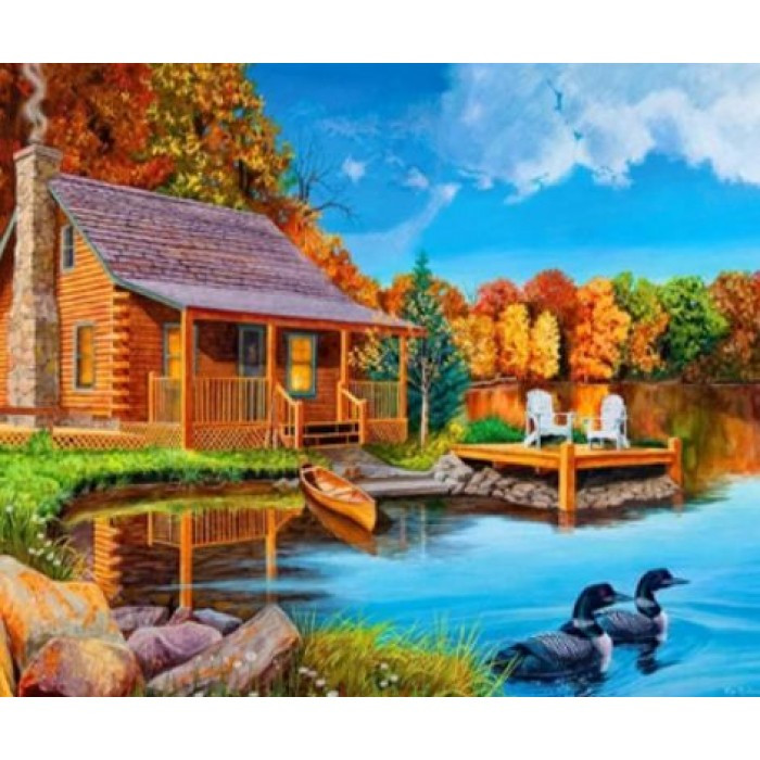 Картина за номерами 40х50 см DIY Селезені (Y5711), фото 1