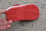 Дитячі крокси crocs Luck line червоні р26-29, фото 7