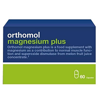 Orthomol Magnesium Plus капсулы для функций мышц, 60 дней