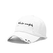 Кепка біла з кільцями та потертостями, бейсболка унісекс