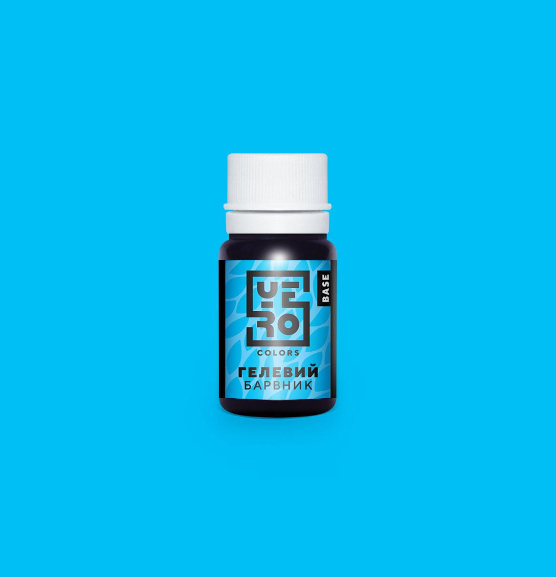 Гелевий барвник YERO COLORS Ціан 10 грам
