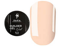 Гель для наращивания SAGA professional Builder Gel Veil 10 (нежный персиковый), 15 мл