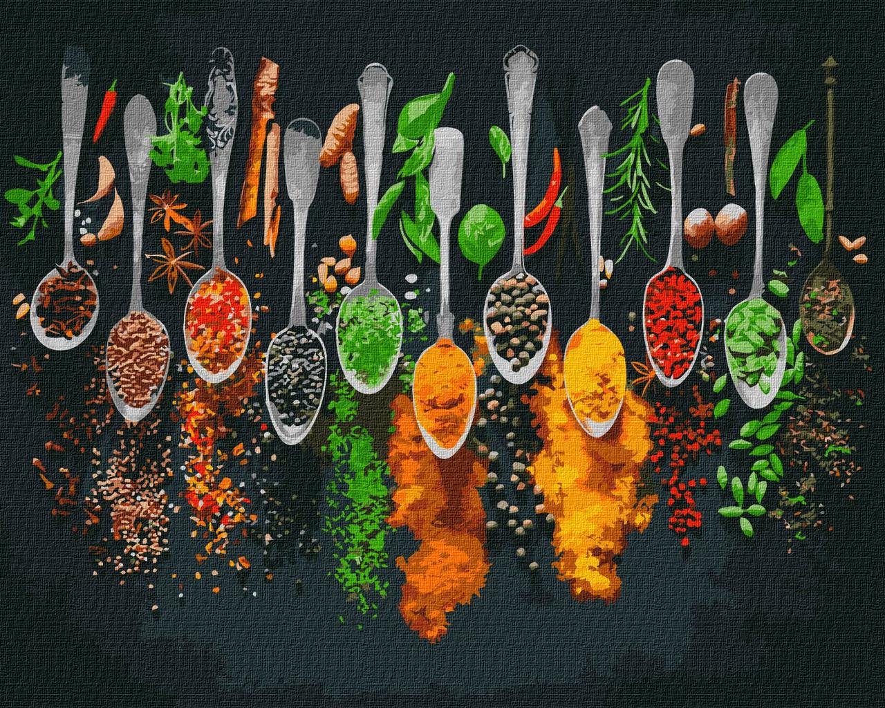 Картина за номерами  "Прянощі світу" 40*50 см Ідейка KHO5673, фото 1