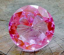 Кристал кольорове скло Рожевий