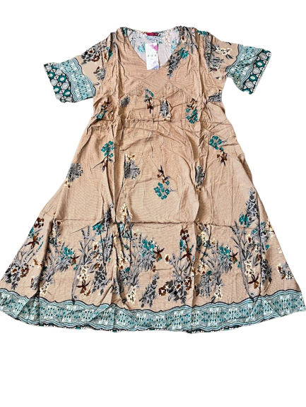 Жіноча сукня відмінної якості, котон, р.56-58, 3XL.