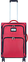 Валіза середня з тканини Bagland Валенсія на 63 л