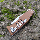Ніж складаний LAND Knife GB-9046, 21см, 177г, склобій, G10 койот, фото 5