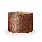 Форма для пасхи паперова "Візерунок", форма для випічки паски 130х85 мм, набір 50 шт, фото 2