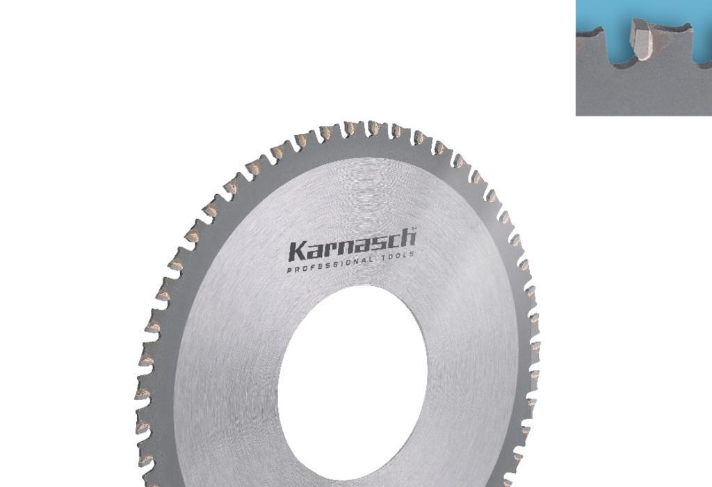 Пиляльний диск 165х62х2,5х1,8 мм. для різання алюмінію, Karnasch
