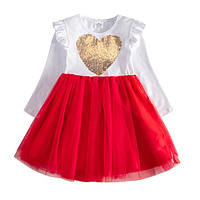 Детское нарядное праздничное платье для девочки р.122 - 6-7 лет - 96512