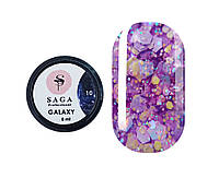 Гель для ногтей Saga Professional Galaxy Glitter №10, 8 мл