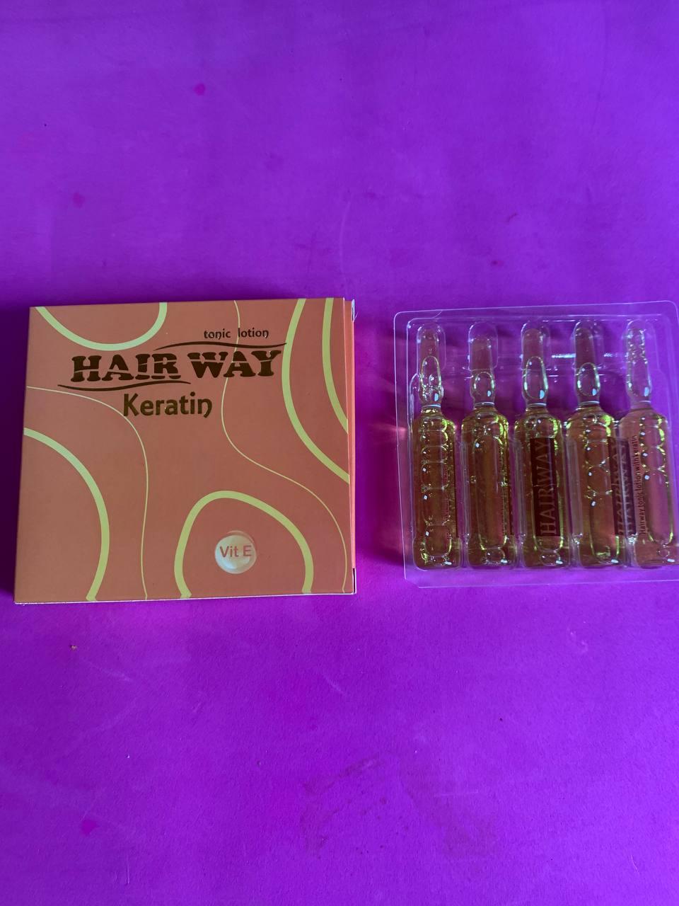 Лосьон-тоник Hair Way с Кератином. 5 Ампул По 10 Мл — Купить Недорого ...