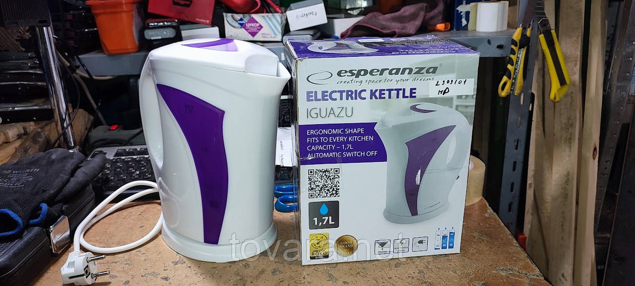 Електричний чайник Esperanza EKK018V No 2303101