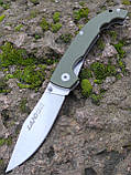 Ніж складний LAND GB-913 (Cold Steel Voyager), олива +paracord, фото 3