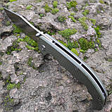 Ніж складний LAND GB-913 (Cold Steel Voyager), олива +paracord, фото 4