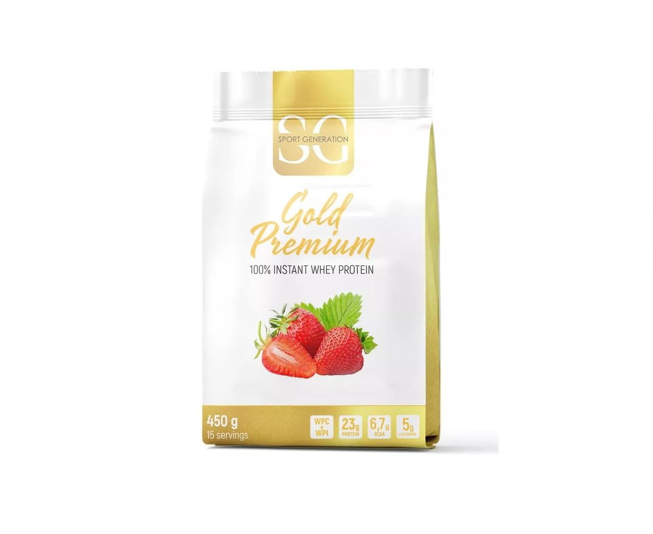 Купити Протеїн Sport Generation Gold Premium 100% Whey Protein 450 г зі ...