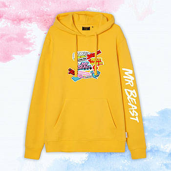 Худі дитяче MrBeast (містер-біст) "Стикери"