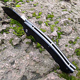 Ніж складний CS-R2, 440B, G10 чорний, china., фото 4