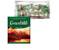 Чай пакетований Greenfield Golden Ceylon 100 x 2 г (000023285)