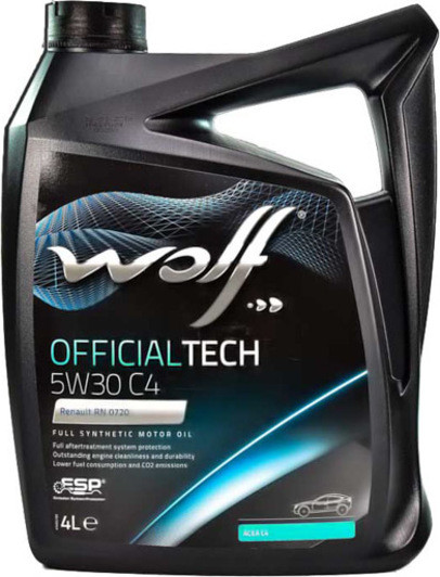 Моторна олива Wolf Oil Officalltech C4 5w30 4 л