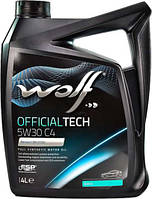 Моторное масло Wolf Oil Officaltech C4 5w30 4л