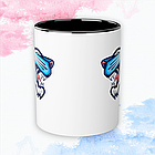 Чашка MrBeast (містер біст) "синьо-блакитний", фото 2