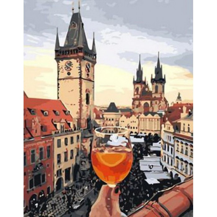 Картина за номерами 40х50 см DIY Краєвид на місто (RA5082), фото 1