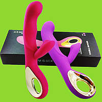 Вібратор Вібратор (для точки G + клітор) Langsha силікон, пластик Фаллоїмітатор