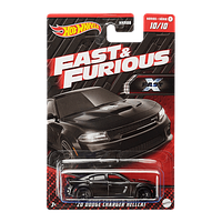 Тематическая Машинка Hot Wheels '20 Dodge Charger Hellcat Fast & Furious 1:64 HNT00 Black 1шт