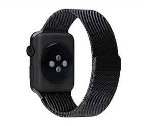 Міланський сітчастий ремінець Primo для Apple Watch 38mm / 40mm / 41mm - Black