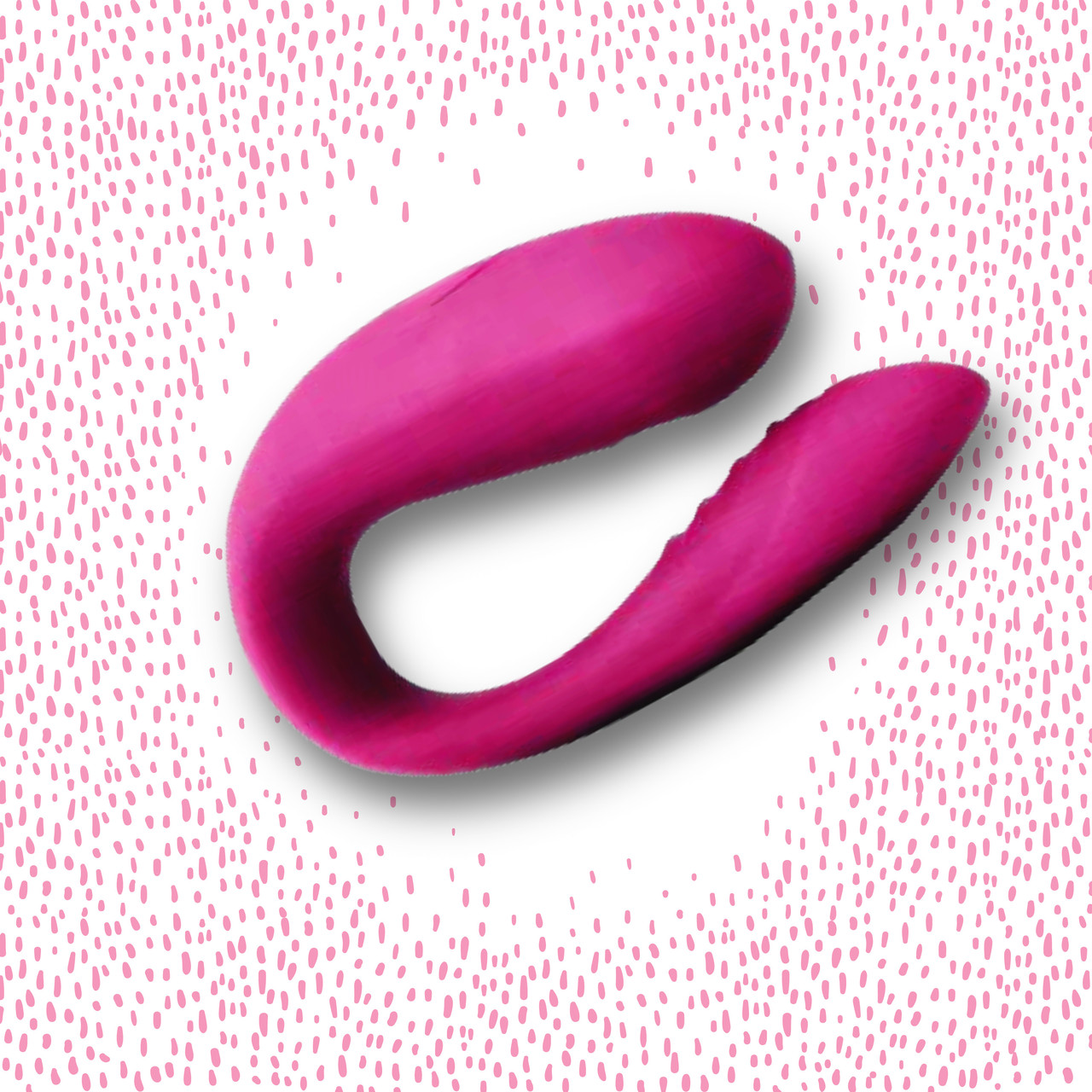 Вібратор electric sucking massager регульований подвійний з пультом (для точки G + клітор) Дельфін
