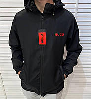 Мужская куртка ветровка Hugo Boss CK5795 черная S