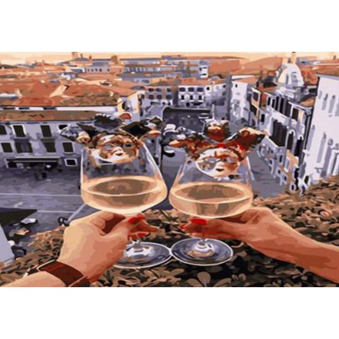 Картина за номерами 40х50 см DIY Побачення на даху (RA5344), фото 1