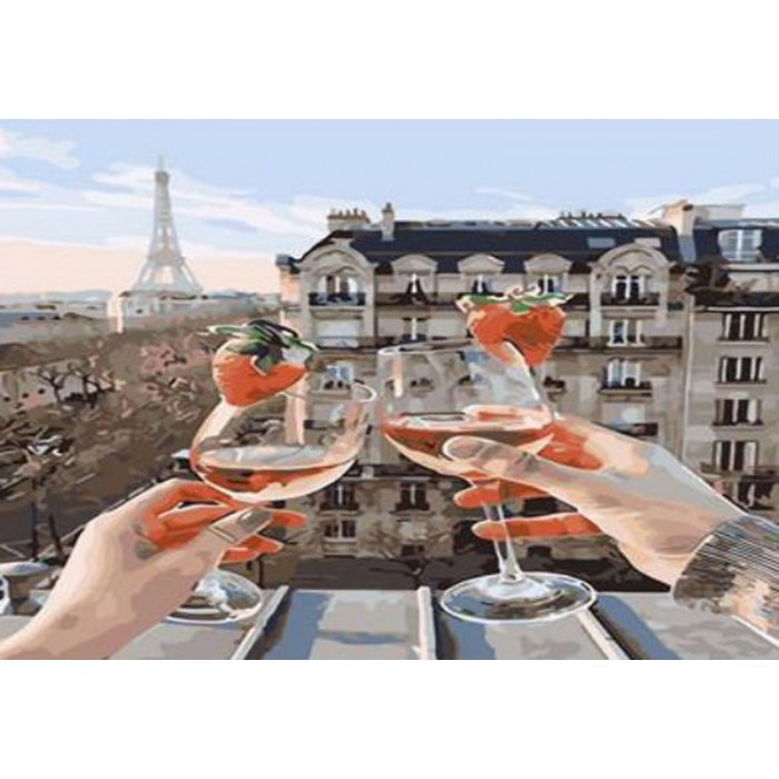 Картина за номерами 40х50 см DIY Побачення на даху (RA5349), фото 1