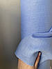 Волошкова сорочково-платтєва лляна тканина, 100% льон, колір 435, фото 2