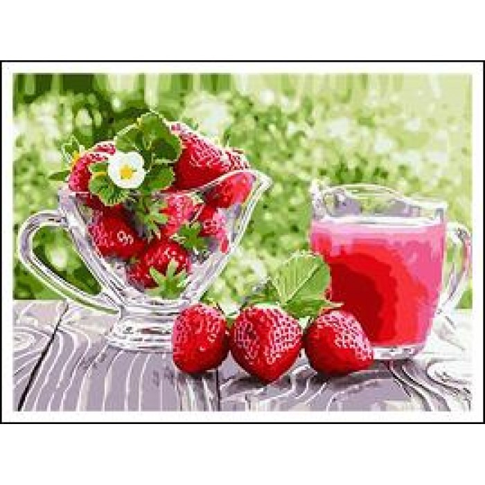 Картина за номерами 40х50 см DIY Полуниця (RA5358), фото 1