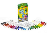 Crayola Змивні фломастери 50 штук 50ct Washable Super Tips