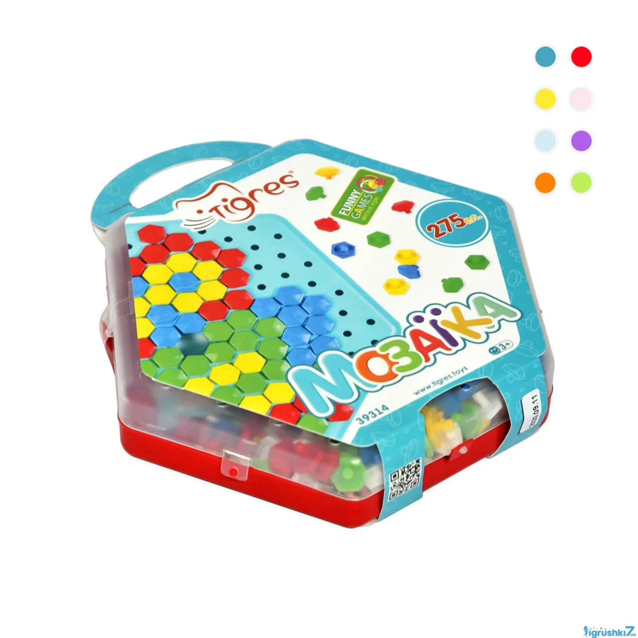 Гр Іграшка розвиваюча "Мозаїка метелик" 39314 (40) "Tigres", фото 1