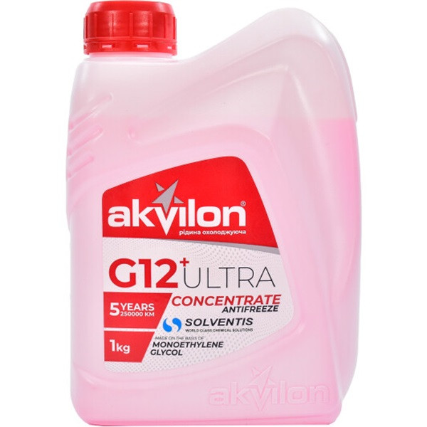 Купить Антифриз-концентрат Akvilon G12+ -36°C красный, 1л ...