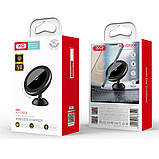 Тримач автомобільний магнітний з функцією бездротової зарядки XO CX009 15W Чорний, фото 5