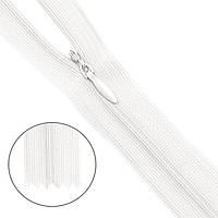 Блискавка потайна #3 біла 50 см