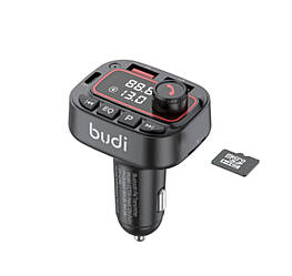 Автомобільний FM-модулятор Bluetooth трансмітер АЗП PD 42 W Budi CCT19B