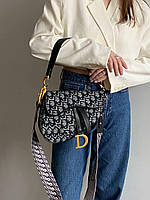 Сумка Christian Dior Saddle женская люкс качество 1-1 с оригиналом жіноча сумка