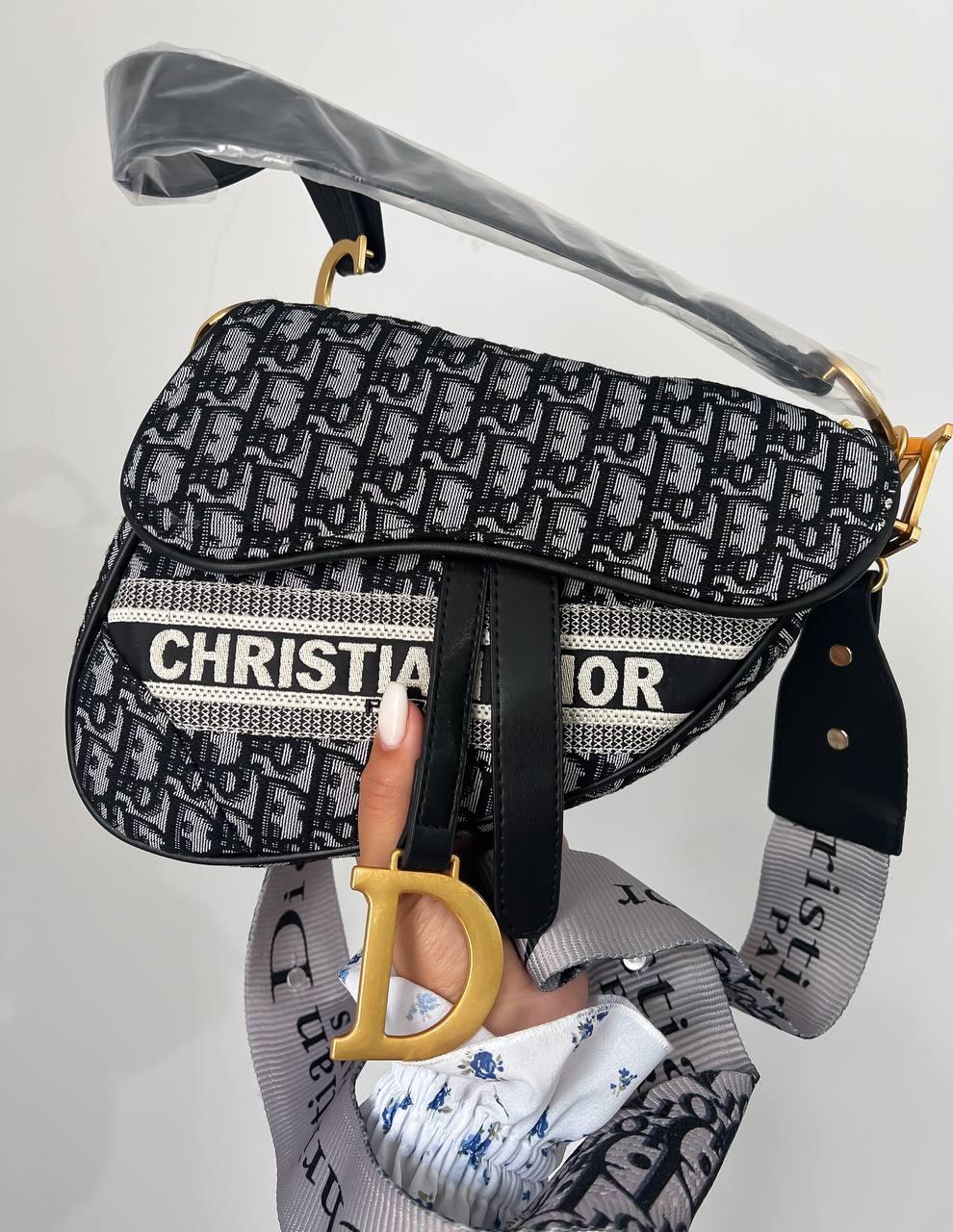 Сумка Christian Dior Saddle жіноча люкс якість 1-1 з оригіналом жиноча сумка