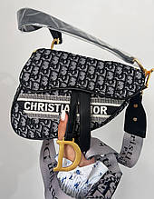Сумка Christian Dior Saddle жіноча люкс якість 1-1 з оригіналом жиноча сумка