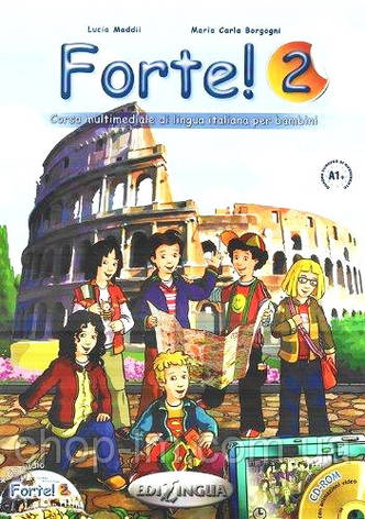 Forte! 2 Libro dello studente ed esercizi + CD audio / Підручник з італійської мови, фото 1