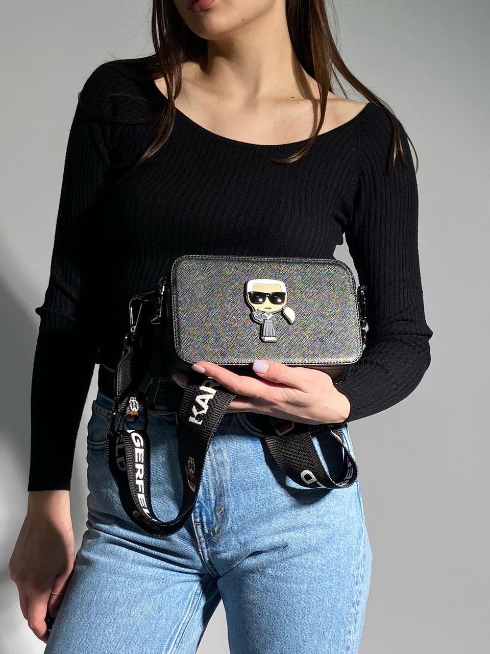 Сумка Karl Lagerfeld Pochette женская люкс качество 1-1 с оригиналом ...