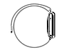 Міланський сітчастий ремінець Primo для Apple Watch 38mm / 40mm / 41mm  - Silver, фото 4
