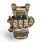 Плитоноска бронежилет Warmor 4 мультикам з бічним захистом, із захистом паху та 8 підсумків, фото 9